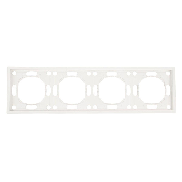 Рамка 4-постовая Stekker Эмили белый фарфор PFR00-5004-01 49887