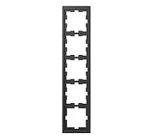 Рамка 5-постовая Schneider Electric Merten D-Life MTN4050-6534