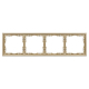 Рамка пластиковая Arlight FRM-NOBE-SFPL-4-GD 054225