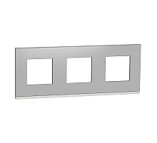 Рамка 3-постовая Schneider Electric Unica New NU600680