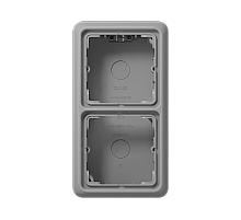 Коробка двухместная Jung CD582AGR