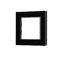 Рамка одноместная Arlight FRM-GLARE-GS-1-BK 043787