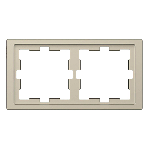 Рамка 2-постовая Schneider Electric Merten D-Life MTN4020-6533