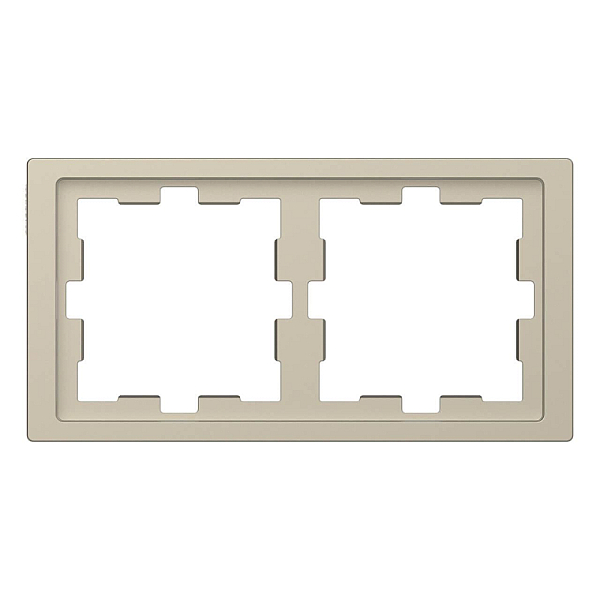 Рамка 2-постовая Schneider Electric Merten D-Life MTN4020-6533