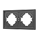 Рамка пластиковая на 2 поста Arlight FRM-TENDO-SFPL-2-GR 054648