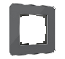 Рамка из стекла на 1 пост Werkel Elite графит 4690389180675 W0012440