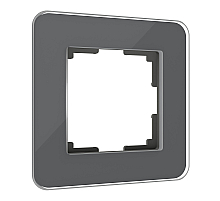 Рамка из стекла на 1 пост Werkel Elite графит 4690389180675 W0012440