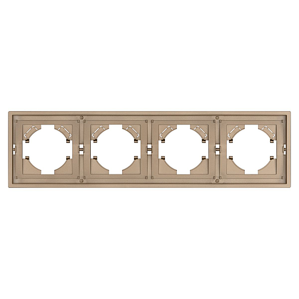 Рамка пластиковая на 4 поста Arlight FRM-TENDO-PL-4-GD 053850