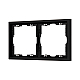 Рамка пластиковая Arlight FRM-NOBE-SFPL-2-BK 054216