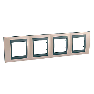Рамка 4-постовая Schneider Electric Unica Top MGU66.008.296