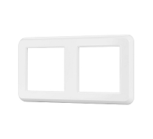 Рамка двухместная Arlight FRM-VERSA-PL-2-WH 043776
