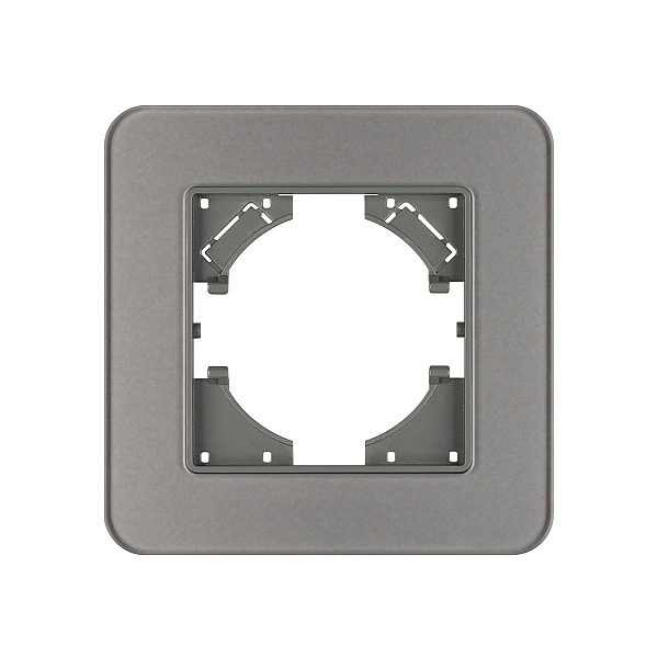 Рамка стеклянная на 1 пост Arlight FRM-OMALI-SFGS-1-GR 049677