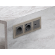 Лицевая панель для розетки 2USB тип A+C Ambrella Volt Alfa AP6610