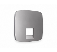 Лицевая панель для компьютерной/телефонной розетки RJ-45/RJ-11 Ambrella Volt Omega OP5120