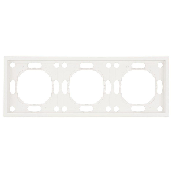Рамка 3-постовая Stekker Эмили белый фарфор PFR00-5003-01 49886