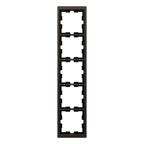 Рамка 5-постовая Schneider Electric Merten D-Life MTN4050-6552