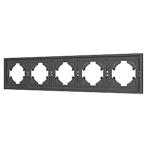 Рамка пластиковая на 5 постов Arlight FRM-TENDO-SFPL-5-GR 054659