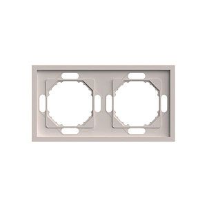 Рамка 2-местная Stekker Эмили PFR00-5002-08 серия Эмили кашемир soft touch 49911
