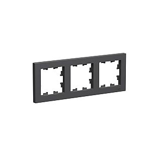 Рамка 3-ая Systeme Electric AtlasDesign Базальт ATN001403