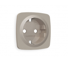 Лицевая панель для розетки с/з Ambrella Volt Omega OP3660