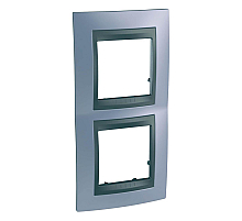 Рамка 2-постовая вертикальная Schneider Electric Unica Top MGU66.004V.298