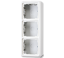 Коробка трехместная Jung CD583ABR
