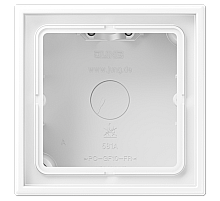 Коробка одноместная Jung LS581AWWM