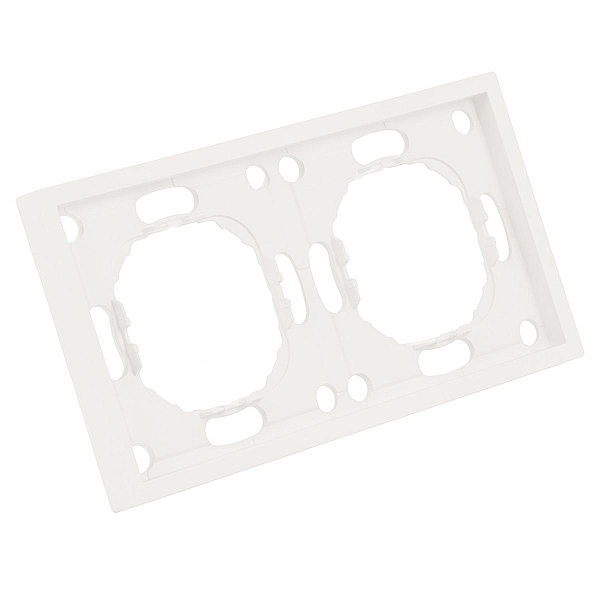 Рамка 2-постовая Stekker Эмили белый фарфор PFR00-5002-01 49885