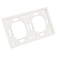 Рамка 2-постовая Stekker Эмили белый фарфор PFR00-5002-01 49885