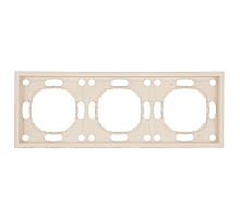 Рамка 3-местная Stekker Эмили PFR00-5003-08 кашемир soft touch 49912