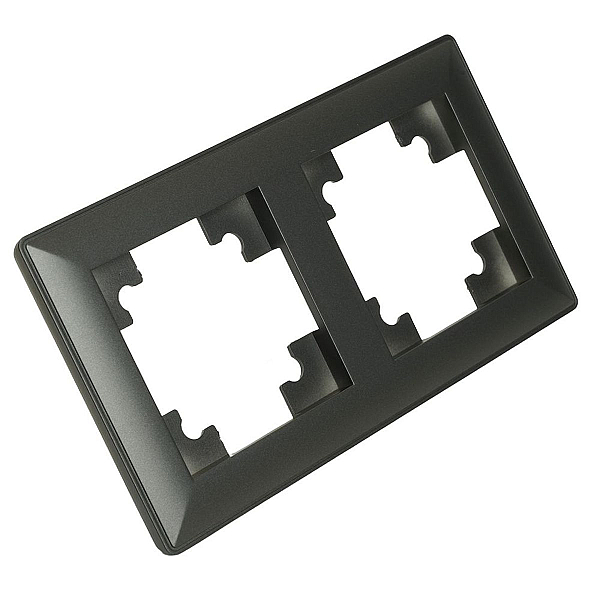 Рамка 2-постовая Stekker Катрин графит PFR00-7002-06 39808