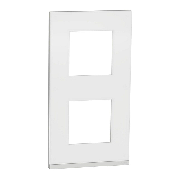 Рамка 2-постовая Schneider Electric Unica New NU6004V89