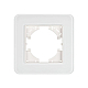 Рамка стеклянная на 1 пост Arlight FRM-OMALI-GS-1-WH 049648
