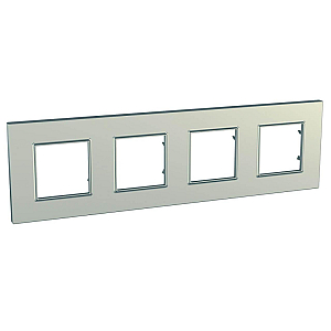 Рамка 4-постовая Schneider Electric Unica Quadro MGU6.708.57