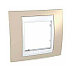 Рамка 1-постовая Schneider Electric Unica Хамелеон MGU6.002.867