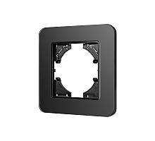 Рамка стеклянная на 1 пост Arlight FRM-OMALI-SFGS-1-BK 049676