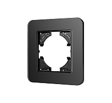 Рамка стеклянная на 1 пост Arlight FRM-OMALI-SFGS-1-BK 049676