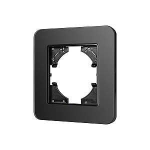 Рамка стеклянная на 1 пост Arlight FRM-OMALI-SFGS-1-BK 049676