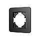 Рамка стеклянная на 1 пост Arlight FRM-OMALI-SFGS-1-BK 049676