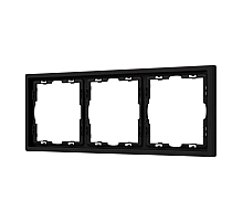 Рамка пластиковая Arlight FRM-NOBE-SFPL-3-BK 054220