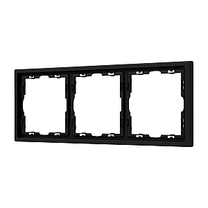 Рамка пластиковая Arlight FRM-NOBE-SFPL-3-BK 054220