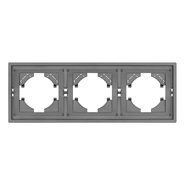 Рамка пластиковая на 3 поста Arlight FRM-TENDO-PL-3-GR 053845