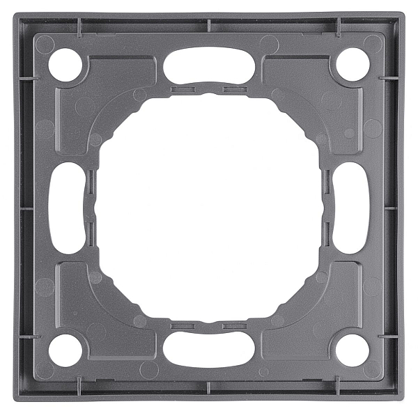 Рамка STEKKER, PFR00-5001-10 1-местная, серия Эмили, платиново-серый, soft touch 49962