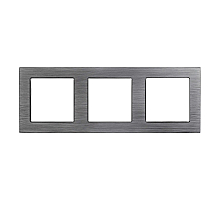 Рамка на 3 поста Arlight FRM-PRESTO-ALS-3-GR 043858