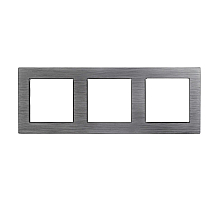 Рамка на 3 поста Arlight FRM-PRESTO-ALS-3-GR 043858