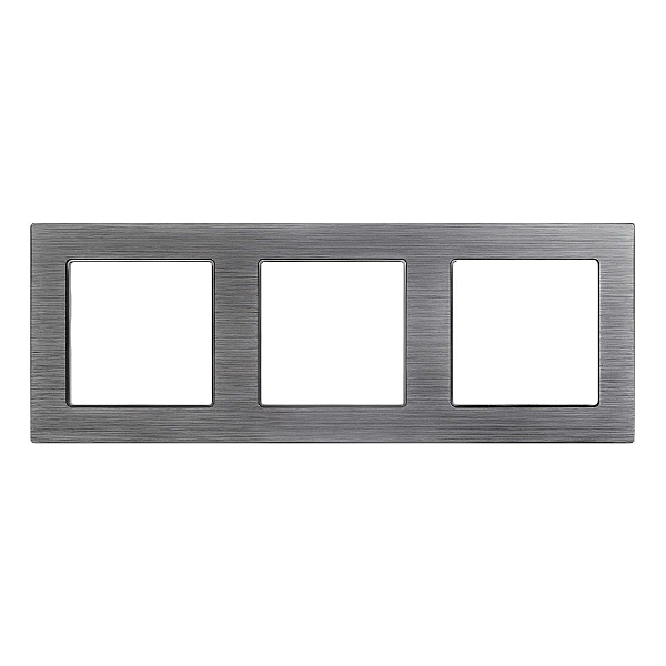 Рамка на 3 поста Arlight FRM-PRESTO-ALS-3-GR 043858