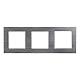 Рамка на 3 поста Arlight FRM-PRESTO-ALS-3-GR 043858