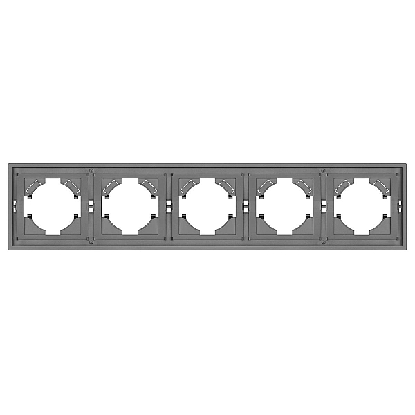 Рамка пластиковая на 5 постов Arlight FRM-TENDO-PL-5-GR 053853