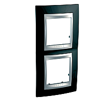 Рамка 2-постовая вертикальная Schneider Electric Unica Top MGU66.004V.093