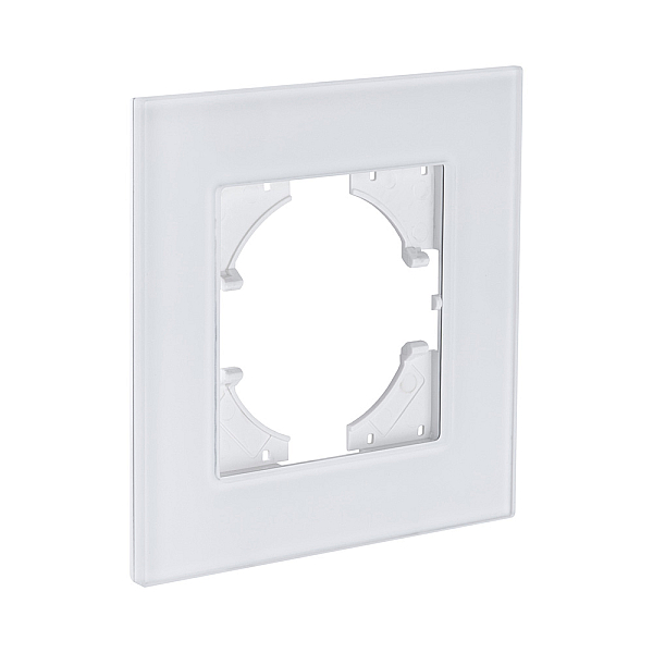 Рамка 1-постовая, стекло белый Kollinger Reflex MG RM1WH